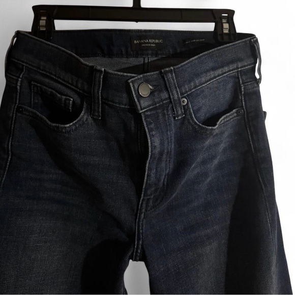 Banana Republic Denim - Banana Republic Women's Dark Blue High Rise Jeans